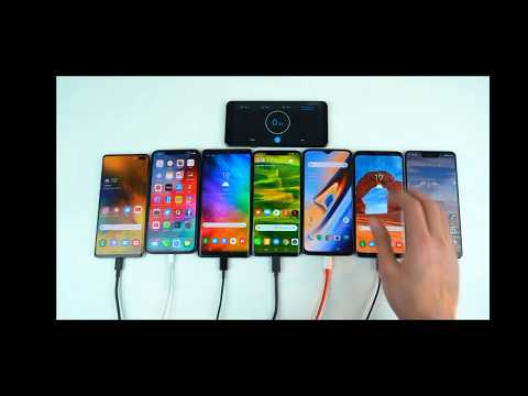 Galaxy S10 Plus vs iPhone XS MAX vs Note 9 vs S9+ vs MATE 20 Pro vs OnePlus 6T - Battery Drain Test