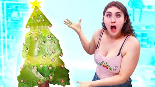 Making a Christmas Tree out of Slime!