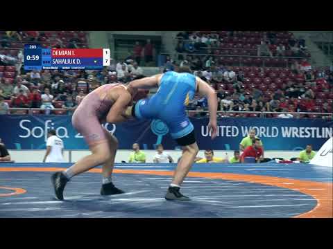 BRONZE FS - 80 kg: I. DEMIAN (MDA) v. D. SAHALIUK (UKR)