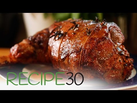 The Secret to a Juicy Smokey Leg of lamb Cooked in BBQ Greek style