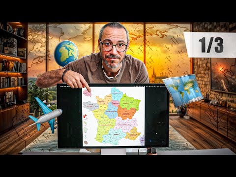 Les bases de la géographie française 1/3 - régions et départements