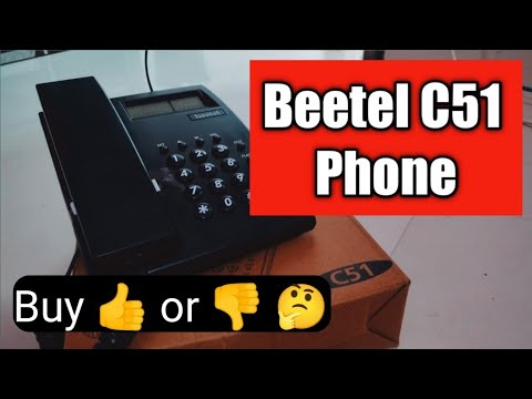 Black beetel m59 corded landline phone, for home