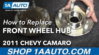 How to Replace Front Wheel Bearing Hub Assembly 10-15 Chevy Camaro