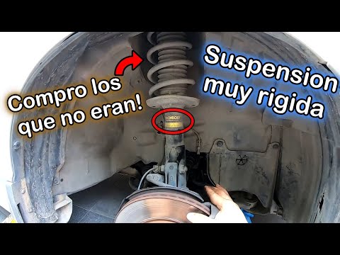 CLIENTE se QUEJA de SUSPENSION muy DURA o RIGIDA al CIRCULAR pero sus AMORTIGUADORES son NUEVOS !!!