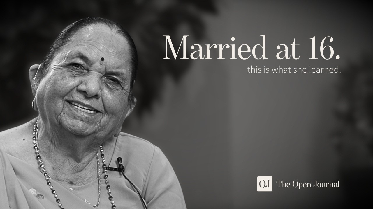 Married at 16 — Muktaben Mohanbhai Pankhania