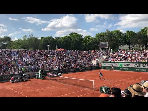 Impresionante punto entre Simona Halep (ROU) y Andrea Petkovic (ALE) en Roland Garros 2018