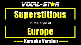 Download lagu Europe - Superstitious | With Lyrics HD Vocal-Star Karaoke 4K mp3