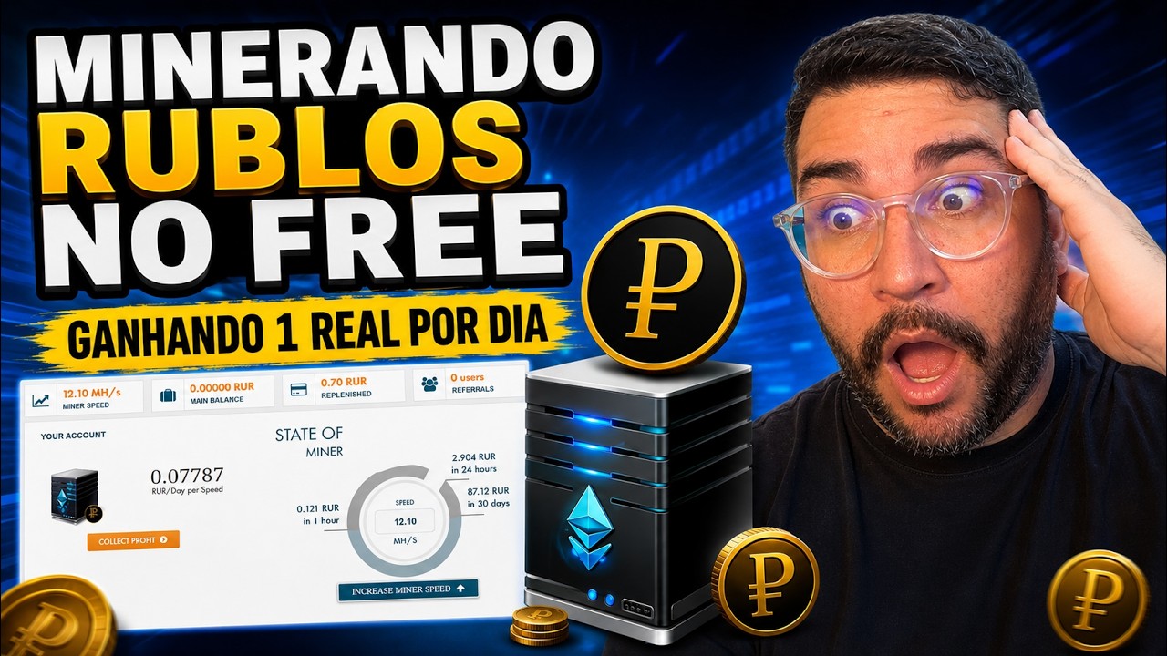 GANHE 1 REAL POR DIA MINERANDO RUBLOS | EXPRESS WALLET