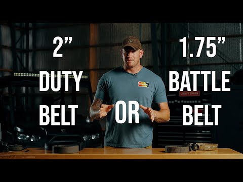 Should You Choose a 1.75" Battle Belt or a 2" Duty Belt?