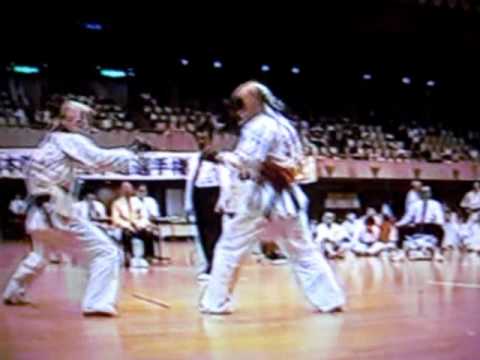 後ろ回し蹴り×前蹴り×ハイキック　backspin kick KARATE 防具付空手 錬武会