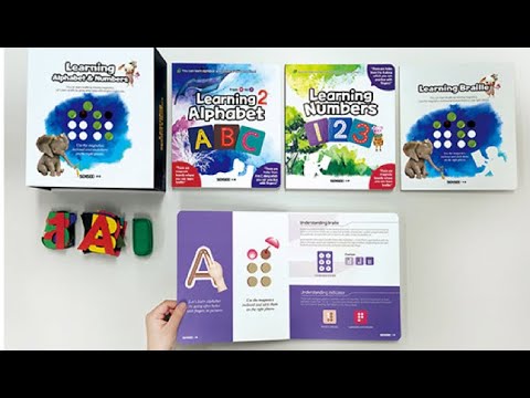 Braille Books and Learning Kit from Sensee