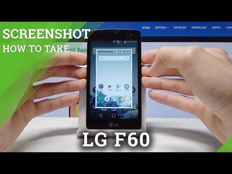 How to Take Screenshot in LG F60 - How to Save Screen in LG Mobile