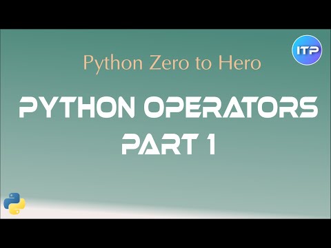 Python Operator Part 1