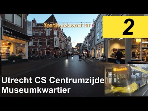 U-OV lijn 2: Utrecht CS Centrumzijde - Museumkwartier | Qbuzz Utrecht | Qbuzz 4309 | 2024