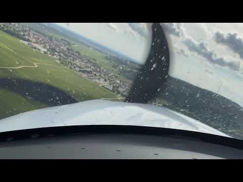 Anflug auf Nuits-Saint-Georges, Frankreich (LFGZ)