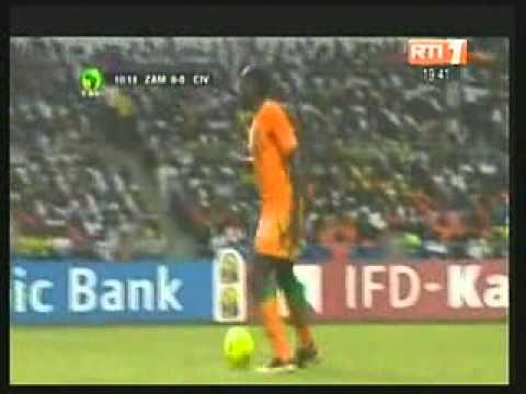 Finale de la Can 2012 Cote D'Ivoire vs Zambie part 1