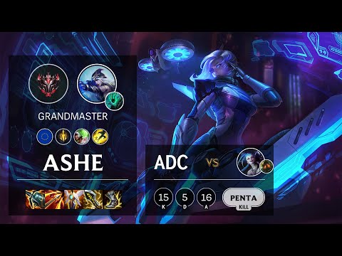 Ashe ADC vs Jinx - EUW Grandmaster Patch 11.9