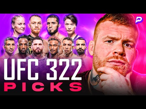 WHO WINS JDM VS ISLAM?! UFC 322 FINAL PREDICTIONS!