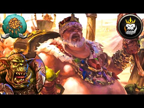 Grimgor vs. Greasus - Who is da BEST? - Ogre Kingdoms vs. Greenskins - Total War Warhammer 3