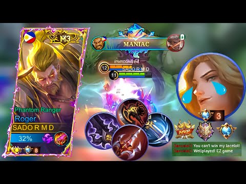 AGGRESSIVE ROGER GAMEPLAY 2022 |  REACH MYTHIC WITH THIS ROGER BUILD!! | ROGER DESTROYING LANCELOT!!