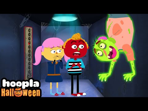Haunted Elevator | Spooky Monsters Song For Kids | Hoopla Halloween