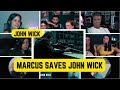 Marcus Saves John Wick Fight Scene Reaction Mashup