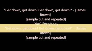Nas - Get Down (God&#39;s Son) Lyrics on Screen