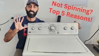 Top 5 Reasons Your Maytag/Whirlpool Washer Is Not Spinning