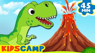 Dinosaur Song For Kids | KidsCamp Nursery Rhymes