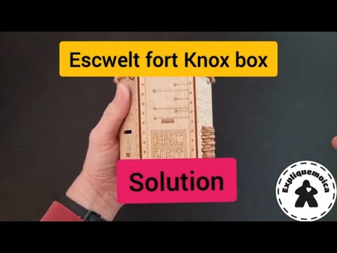 🗝 SOLUTION 🗝 FORT KNOX BOX de chez ESCAPE WELT 😅😋