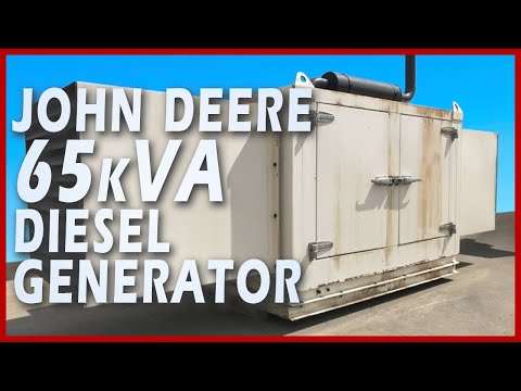 John Deere Diesel Generator 65kVA – XP65340 Test #johndeere   | #fgwilson Authorised Dealer