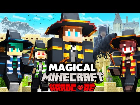 100 Players Simulate A MAGICAL Tournament In Hardcore Minecraft!