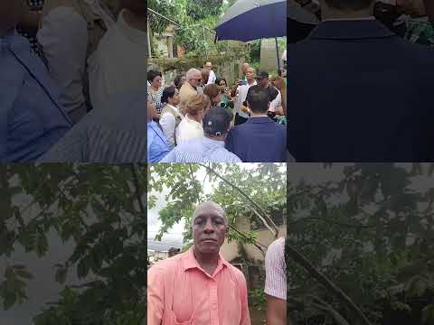 Visita de la vicepresidenta Raquel Peña en la calle Simón Bolívar, Lavapies San Cristóbal #sancri