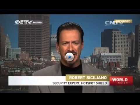 Cybercrime debate on China TV