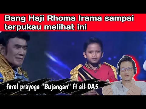 SUKSES❗ Farel "Bujangan"- Bang haji Rhoma Irama sampai terpukau - Reaction