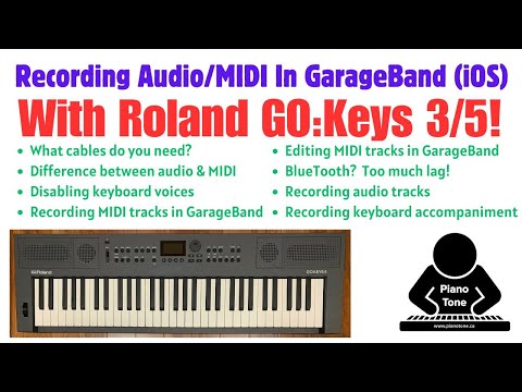 Roland GO:Keys Tutorial: Recording MIDI & Audio In A DAW