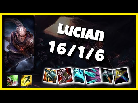 Lucian vs Draven TURKISH Challenger BOT (16/1/6) - v11.1
