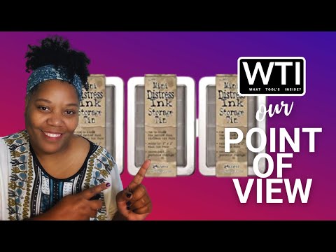 Tim Holtz Mini Distress Ink Storage Tin - WTI product video review