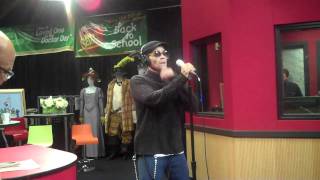 Eric Benet performs - You&#39;re The Only One - while visiting the Red Velvet Cake Studio.