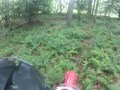 Crf 150R single track riding and a crash 