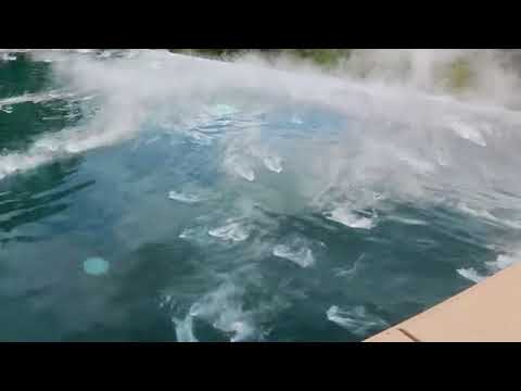 Amazing Video Shared by Kurt Emans Put Liquid Nitrogen in the Pool