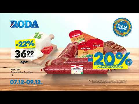 Roda I Sve za slavu 7.12 - 9.12.2018.