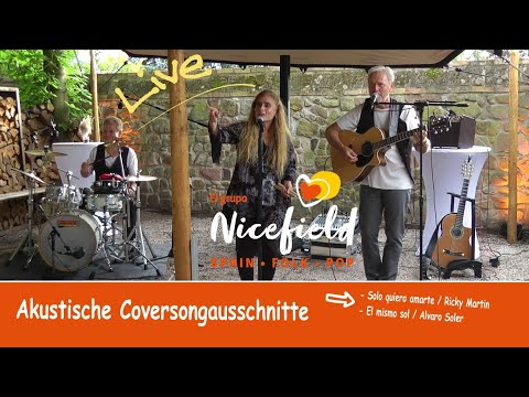 El grupo NICEFIELD - 2 x Coversongschnipsel - LIVE | coversongsnippet
