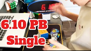 6.10 Single (PB) #cubing