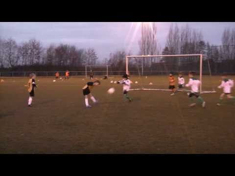 Waaslandcup U7 1/4 finale KFC Vrasene -  KFC Moerbeke 9 maart 2011