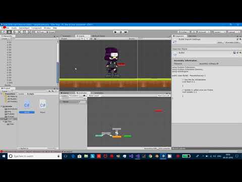 Unity 5 tutorial for beginners 2D Platformer: Thowing Knives