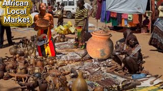 African Village Market // Local Grocery Shopping In The Country Side.