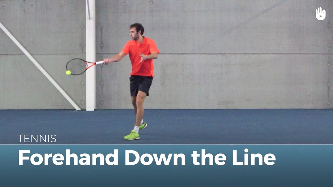 How to Hit a Forehand Down the Line How to Play Tennis Sikana