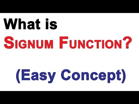 What is Signum Function in Mathematics - Learn Relations and Functions