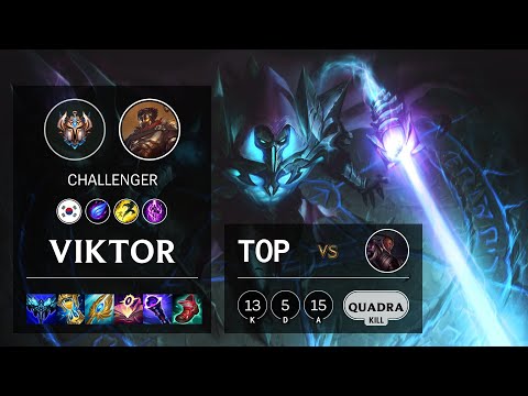 Viktor Top vs Lucian - KR Challenger Patch 11.11